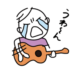 guitar player sticker #4031295