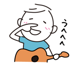 guitar player sticker #4031298