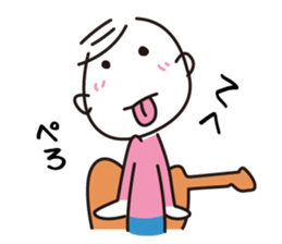 guitar player sticker #4031302