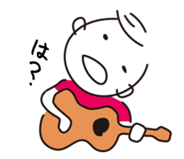 guitar player sticker #4031304