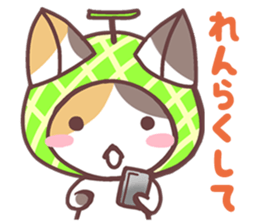 Mellon & cats sticker #4031500