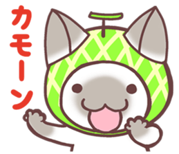 Mellon & cats sticker #4031504