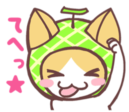 Mellon & cats sticker #4031506