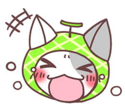 Mellon & cats sticker #4031509