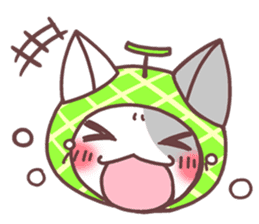 Mellon & cats sticker #4031509