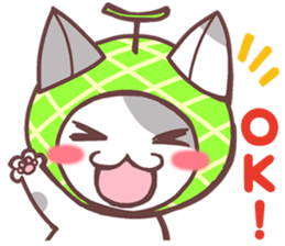 Mellon & cats sticker #4031521