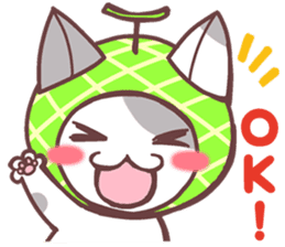 Mellon & cats sticker #4031521