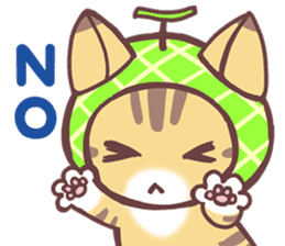 Mellon & cats sticker #4031522