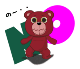 K bear sticker #4031810