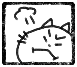 Seal of cat sticker #4032215