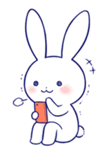 The rabbit get lonely easily 3(English) sticker #4033852