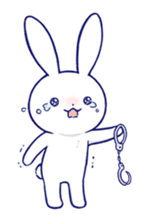 The rabbit get lonely easily 3(English) sticker #4033882