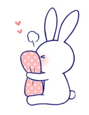 The rabbit get lonely easily 3(English) sticker #4033883