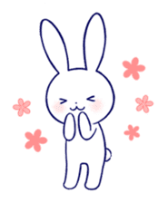 The rabbit get lonely easily 2(English) sticker #4034055