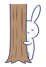 The rabbit get lonely easily 2(English) sticker #4034059