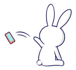 The rabbit get lonely easily 2(English) sticker #4034064