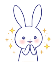The rabbit get lonely easily 2(English) sticker #4034070