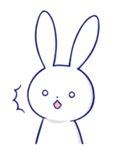 The rabbit get lonely easily 2(English) sticker #4034078