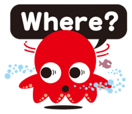 Child Octopus TAKOPON sticker #4034273