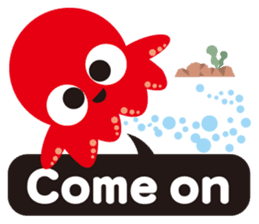 Child Octopus TAKOPON sticker #4034286