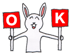 Pretty Playful CAT&RABBIT sticker #4034338