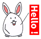 Pretty Playful CAT&RABBIT sticker #4034355