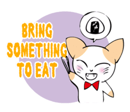Charming cat sticker -English Ver.- sticker #4034537