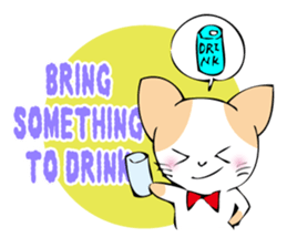 Charming cat sticker -English Ver.- sticker #4034538