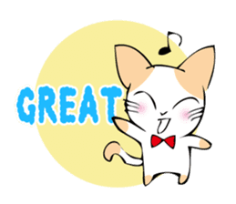Charming cat sticker -English Ver.- sticker #4034540