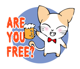 Charming cat sticker -English Ver.- sticker #4034541