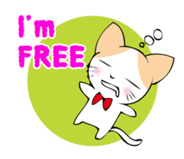Charming cat sticker -English Ver.- sticker #4034542