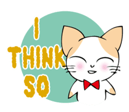 Charming cat sticker -English Ver.- sticker #4034543