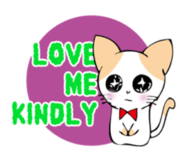 Charming cat sticker -English Ver.- sticker #4034544