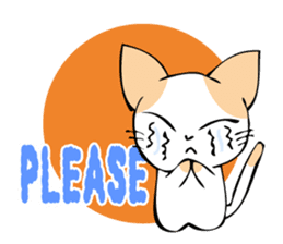 Charming cat sticker -English Ver.- sticker #4034547