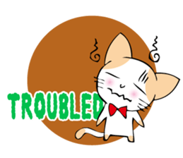 Charming cat sticker -English Ver.- sticker #4034550