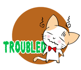 Charming cat sticker -English Ver.- sticker #4034550