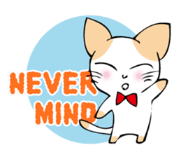 Charming cat sticker -English Ver.- sticker #4034552