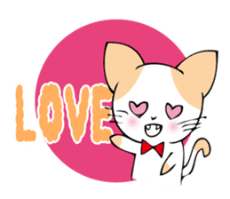 Charming cat sticker -English Ver.- sticker #4034555