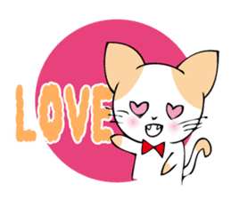 Charming cat sticker -English Ver.- sticker #4034555