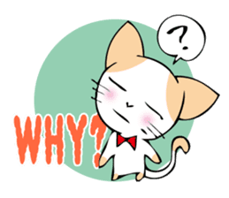 Charming cat sticker -English Ver.- sticker #4034558
