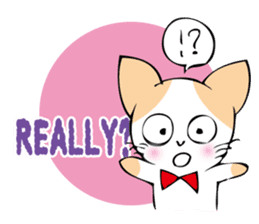 Charming cat sticker -English Ver.- sticker #4034559