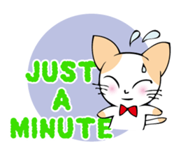 Charming cat sticker -English Ver.- sticker #4034563