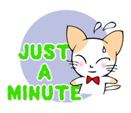 Charming cat sticker -English Ver.- sticker #4034563
