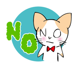 Charming cat sticker -English Ver.- sticker #4034564