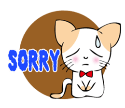 Charming cat sticker -English Ver.- sticker #4034565