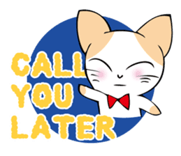 Charming cat sticker -English Ver.- sticker #4034566