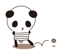 PANDA MAME is Animal of Light bulb. sticker #4034665