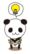 PANDA MAME is Animal of Light bulb. sticker #4034668