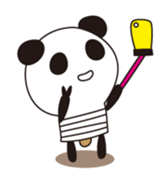 PANDA MAME is Animal of Light bulb. sticker #4034684