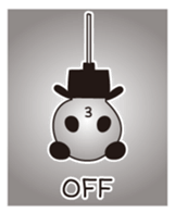PANDA MAME is Animal of Light bulb. sticker #4034687